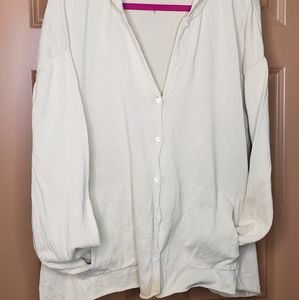 JJill Hooded Cardigan. 3X